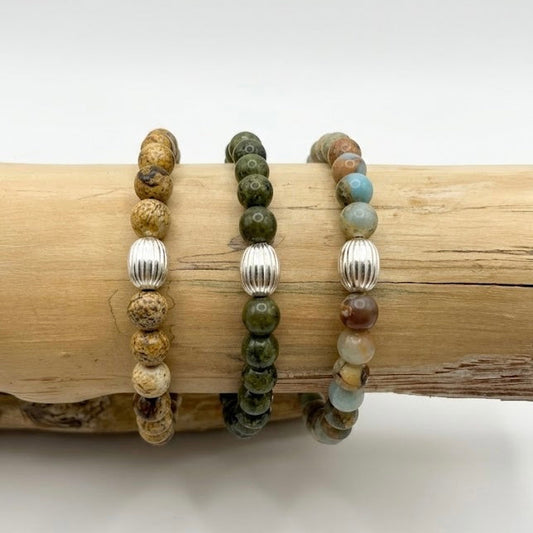 Bracelet pierre naturel Homme